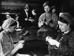 Как вязали для ВОВ