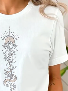 Футболка с принтом для творческих натур