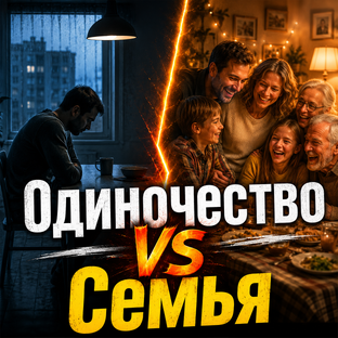 Одиночество vs семья