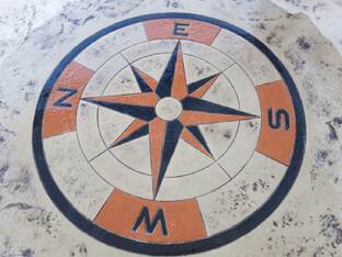 Красивый печатный, брошированный  бетон