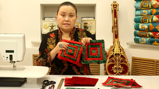 Блок колодец и как сшить из него подушку?