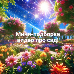 Мини-подборка видео про сад!