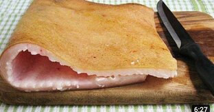 Сало, мясо и вкусняя грудинка!