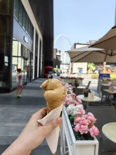 Карамельное мороженое 