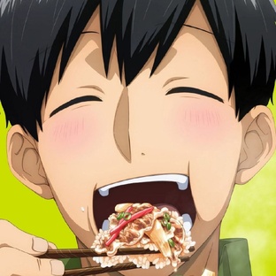 Аниме про еду. Anime about food.