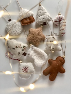 Шитьё новогодних игрушек своими руками: создаём атмосферу праздника! ✨🎄