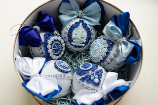 Создание новогодних украшений 