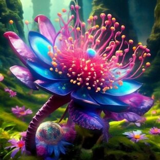 Мир фантастических цветов 