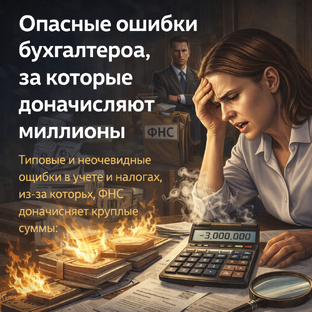 Опасные ошибки бухгалтеров, за которые доначисляют миллионы