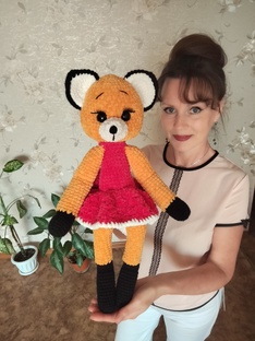 Вязаные лисички