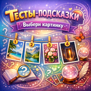 Тесты-подсказки (выбери картинку)
