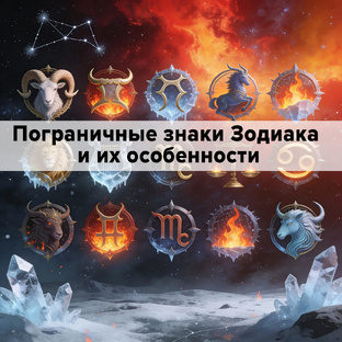 Пограничные знаки Зодиака