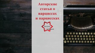 Авторские статьи о нарциссах, психопатах - честный взгляд