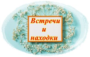 Неожиданные встречи и находки