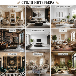 Стили интерьера