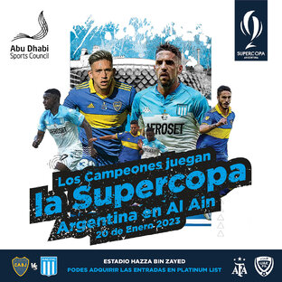  2023. BOCA JUNIORS - RACING LA ACADEMIA - SUPERCOPA ARGENTINA 2023