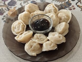 Пельмени  манты все из теста