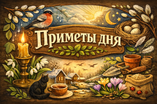 Постоянная рубрика ПРИМЕТЫ ДНЯ