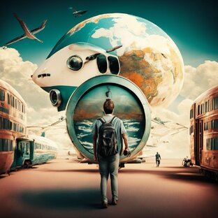 Глобус России и её окрестностей