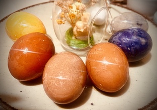 Крашеные яйца