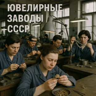 Ювелирные заводы СССР: история, технологии и знаменитые изделия советской эпохи