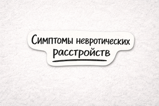 Симптомы невротических расстройств