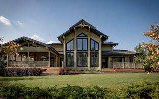 Резиденс дом из клееного бруса