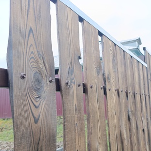 Забор своими руками в деревне!