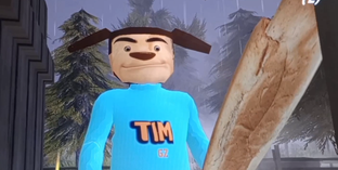 Тимоха нападает