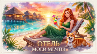 Вышивальная игра «Отель моей мечты». Сезон в джунглях у водопада. 