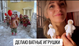 МОИ ВАТНЫЕ ИГРУШКИ НА ЕЛКУ 