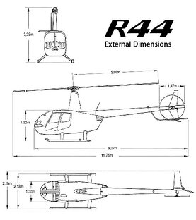 Авторотация на вертолёте Robinson R44.