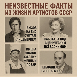 Советские артисты