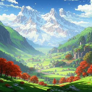 Дивный горный край