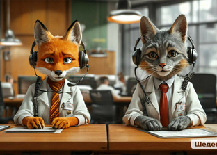 У меня зазвонил телефон...