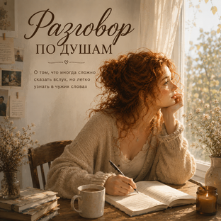 🤍  Разговор по душам