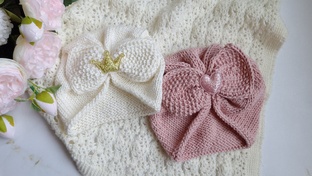 Чалма спицами.