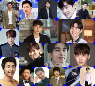 Артисты - однофамильцы. Подборка корейских артистов по фамилии.