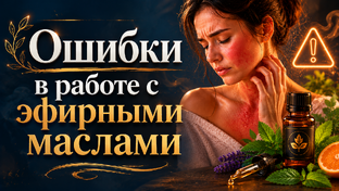 Ошибки в работе с эфирными маслами