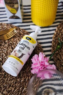 Лососевое масло для здоровья питомцев