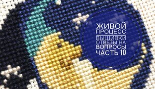 Живой процесс вышивки/ответы на вопросы и комментарии