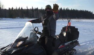 Снегоход Аэролодка