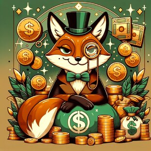 Лиса и деньги