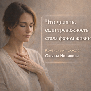 Когда тревога стала фоном жизни