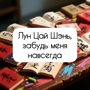 Книга "Лун Цай Шэнь, забудь меня навсегда"