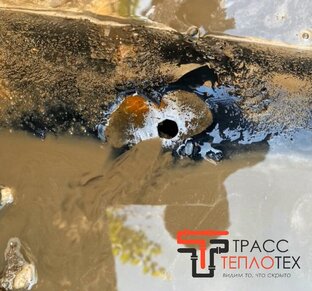 Результаты поиска утечек воды на подземных трубопроводах ТС и ХВС