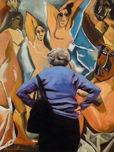 В ЗАЛЕ АФРИКАНСКОЙ И АВСТРАЛИЙСКОЙ ЖИВОПИСИ