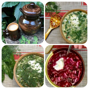 Квас, окрошка