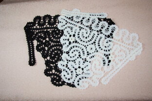 Косынки брюггским кружевом