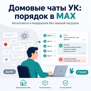 MAX для УК: практики автоматизации чатов домов
